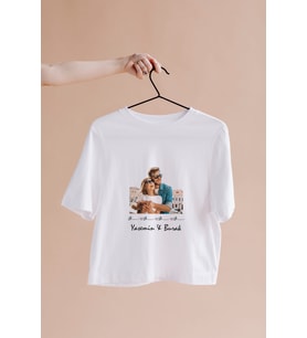 Fotoğraf Tasarımlı Tişört Kişiye Özel ( Unisex - Büyük - Çocuk )