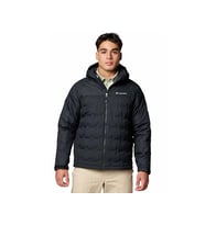 Columbia Grand Trek™ III Down Hooded Jacket Erkek Outdoor Montu (650 Dolgu Kuş Tüyü) 2086111010 Siyah