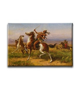 Savaşçı Kızılderili  Canvas Tablo ETY102