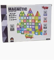 100 Parça Manyetik Yapı Blokları 7,5 cm-Hediyelik Oyuncak