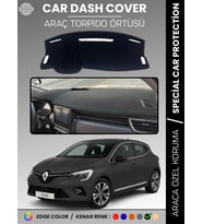 RENAULT CLİO 5 (2019-2023) Torpido Örtüsü Ön Göğüs Koruma Torpido Koruma Birebir Uyum Kaymaz