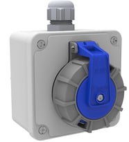 BEMİS Duvar Priz 1X16A IP68 BS1-1402-7510