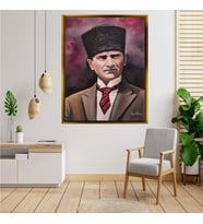 ÇERÇEVELİ ATATÜRK TABLO S423