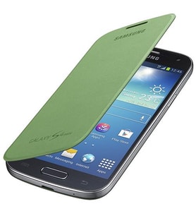 Galaxy S4 Mini i9190 ile Uyumlu Flip Cover Kılıf Yeşil EF-FI919BGEGWW