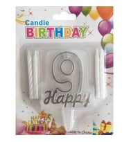 MUM 9 YAŞ HAPPY YAZILI GÜMÜŞ PK:1-1-