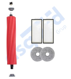 Roborock Q REVO PRO-S-MAXV Uyumlu 1 Ana Fırça 2 Filtre 2 Mop PKT-iasgf0000565