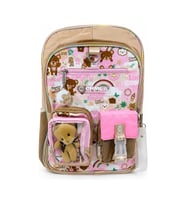 CHIMOLA TOY NEW WORLD KAHVERENGİ SIRT ÇANTASI 17" ÇOK RENKLİ (U)