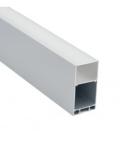 LED Kanal Profil Alüminyum Kasa 1 Metre 50x80mm Linear Opak Pleksi Yan Kapak Sarkıt LED Kasa 7909