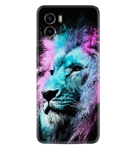 Vivo Y15S Y32 Y33S Y51 Y53S Kılıf Desemli Silikon Pink Blue Leon 1603
