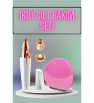 Kulak Burun Ve Yüz Epilasyon Aleti Ve Yüz Masaj Aleti İkili Cilt Bakım Seti