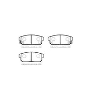 NISSAN PRIMERA- P11- 00/02; ARKA FREN BALATASI (DİSK) (105,4X42,9X15,5) (DAIWA) 44060-6Z326