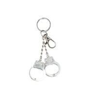Metal Kelepçe Anahtarlık (Gümüş)