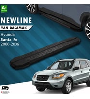 S-Dizayn Hyundai Santa Fe NewLine Siyah Yan Basamak 163 Cm 2000-2006 A+ Kalite