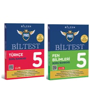 BİLFEN YAYINCILIK 5.SINIF BİLTEST PRO TÜRKÇE+FEN BİLİMLERİ SORU BANKASI