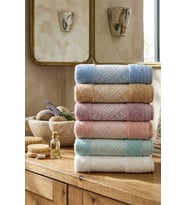 12 ADET Karışık Kadife El Havlusu - 45 x 85 Cm Spa Ve Otel Havlusu