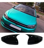 Vw Polo Mk6 FL Batman Yarasa Ayna Kapağı Piona Black ABS 2021 2022 2023 2024 2025