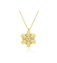?Gümüş Gold Kar Tanesi Kadın Kolye CSR2183137