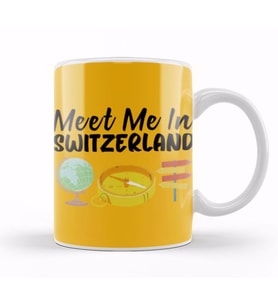Funny Travel Switzerland Gift Design Lover  Trippin Wanderlust Journey Adventurer Vacation Kupa Bardak Porselen
