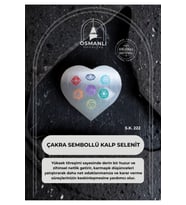 Çakra Sembollü Kalp Selenit (S.K. 222)