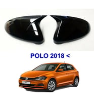 Drs Tuning Polo Uyumlu 2017 Sonrası Batman Yarasa Ayna Kapağı (Parlak Siyah)