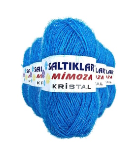 5 Adet Mimoza Kristal Işıltılı Şal Patik Yelek İpi 03