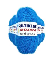 5 Adet Mimoza Kristal Işıltılı Şal Patik Yelek İpi 03
