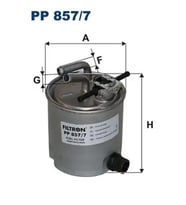 FILTRON PP8577 Yakit Filtresi 16400EC00B 16400EC00D