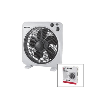 10 İNÇ KUTU FAN VANTİLATÖR 3 KADEME HIZ 6 PLASTİK KANAT 38W 60DK.ZAMAN AYARLI MTR-F610 (5680)