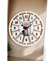 İnşaat Mühendisine Hediye Duvar Saati 40cm 001 (Beyaz)