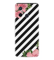 Xiaomi Redmi 12C Kılıf Resimli Desenli Baskılı Silikon Strip Flowers 2 1409