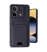Xiaomi Redmi Note 13 Pro 5G Kılıf Kelvin Kartvizitli Silikon - Siyah