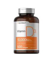 Horbach Vitamin D D3 Cholecalciferol 10000 IU 500 Softgels 250mcg .Usa Menşei.39.