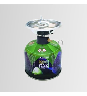 Orcamp K-193 Siboplu Kamp Ocak Rüzgarlıklı 230 Gram Tüplü Set