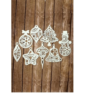 Yılbaşı Ağacı Süsü 8 li Yılbaşı Süsü Noel Süsü Christmas Ornament