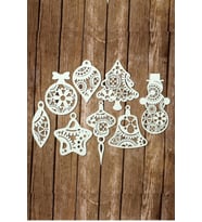 Yılbaşı Ağacı Süsü 8 li Yılbaşı Süsü Noel Süsü Christmas Ornament