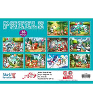 Puzzle 35 Parça 10 Çeşit 10’lu Paket