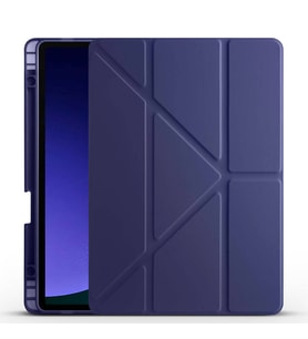 Galaxy Tab S10 Lite Tablet Kılıf Kalem Bölmeli Standlı Lüx Smart Cover (Lacivert)