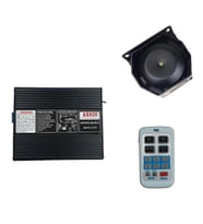 Space Mikrofonlu Metal Siren Uzaktan Kumandalı /SSSR45-1