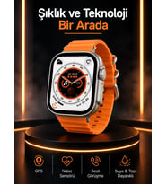 Akıllı Saat Android ve İOS Uyumlu 49 MM NFC Özelliği GPS Takibi Yeni Nesil