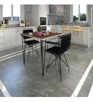 Knsz masa sandalye takımı hem75mazlum cvzsyh 070*070 klçsm 2 sandalye syhsyh kolçaklı sırt minderli