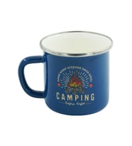 Retro Emaye Kupa Bardak Camping