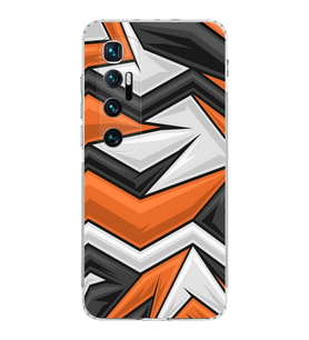 Xiaomi  Mi 10 Ultra  Kamera Korumalı Kapak Grafiti Tasarımlı Şeffaf  Kılıf
