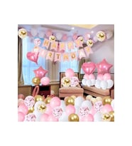 LÜKS PEMBE BALON SETİ