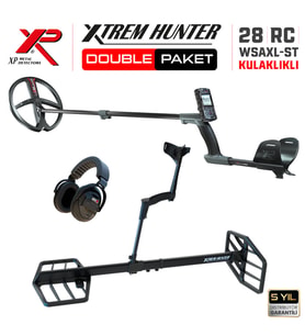 Xtrem Hunter Dedektör - 28cm FMF DOUBLE PAKET WSAII XL Kulaklıklı