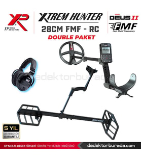 Xtrem Hunter Dedektör - 28cm FMF  DOUBLE PAKET WSAII XL Kulaklıklı