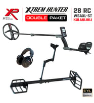 Xtrem Hunter Dedektör - 28cm FMF DOUBLE PAKET WSAII XL Kulaklıklı