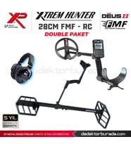 Xtrem Hunter Dedektör - 28cm FMF  DOUBLE PAKET WSAII XL Kulaklıklı