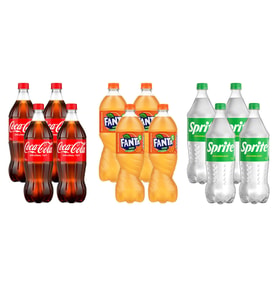 Coca-Cola - Fanta - Sprite 1 lt 12 li Karma Koli