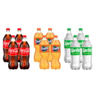 Coca-Cola - Fanta - Sprite 1 lt 12 li Karma Koli