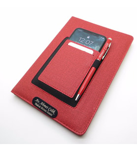 Wings SG177 İsme Özel Kırmızı Kanguru Defter + Touch Kalem Set  Hepsi İsme Özel